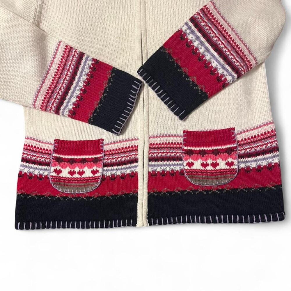 Cream red vintage christopher